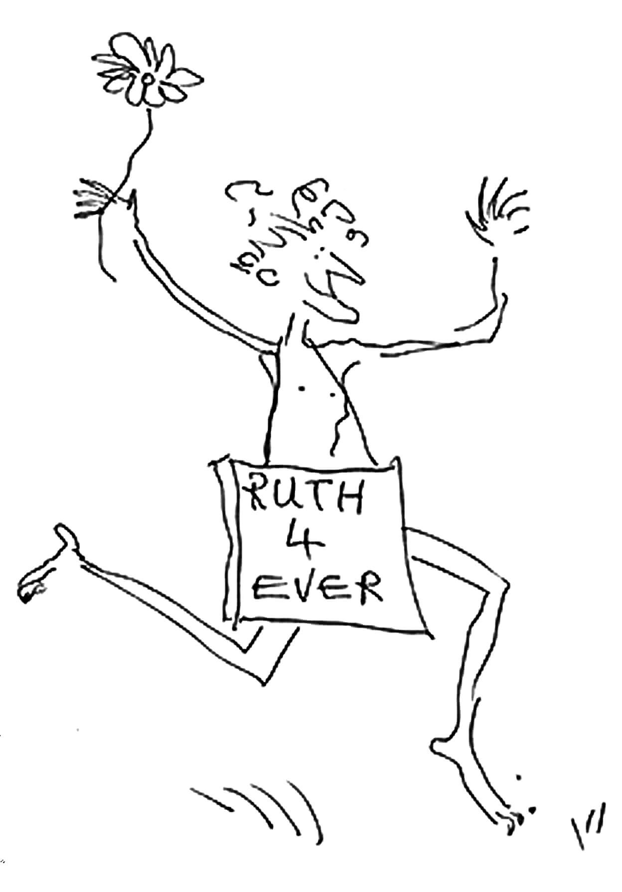 'Ruth for ever' cartoon