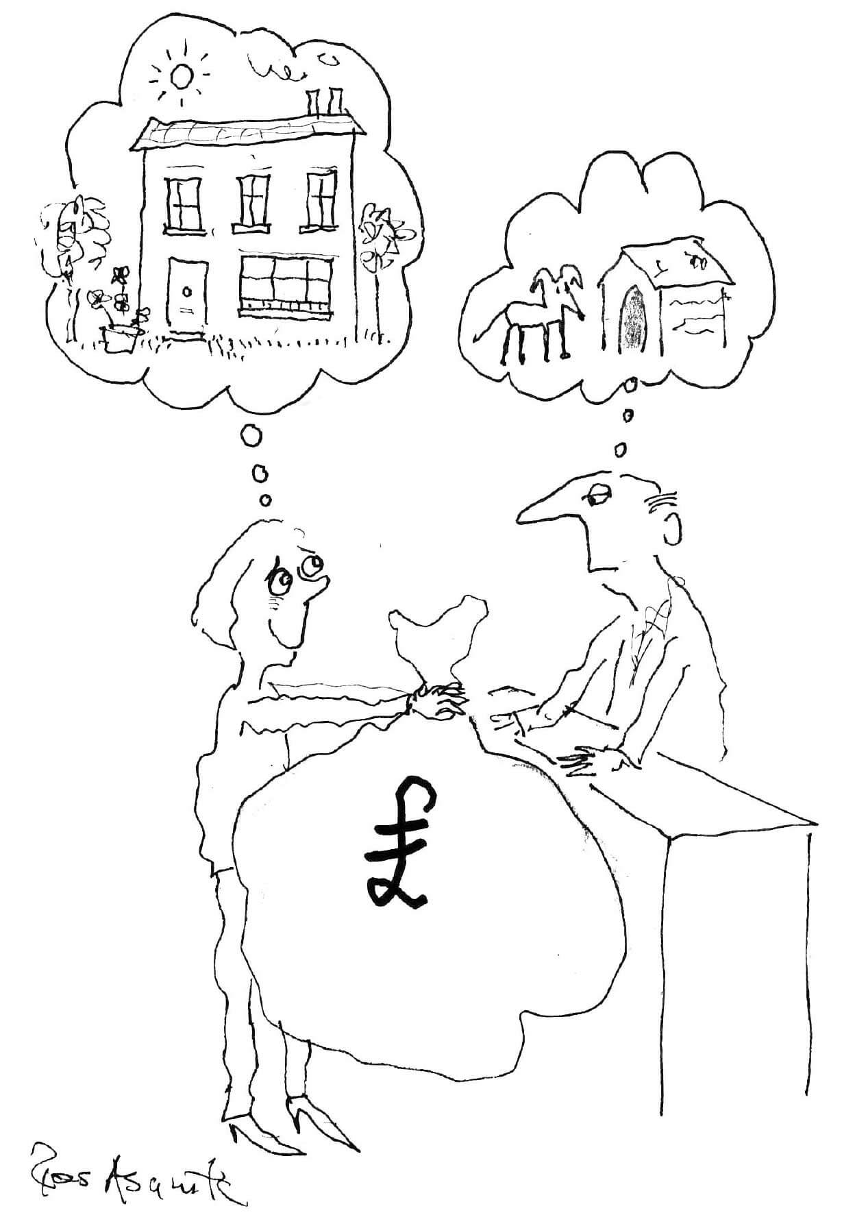 Ruth Whitehead Associates - mortgages cartoon