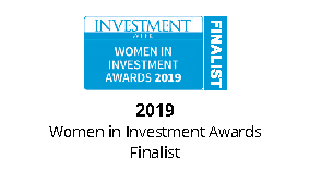 Women in investment FINALIST logo